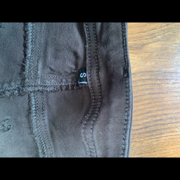 Army green slim fit cargos - Picture 4 of 4